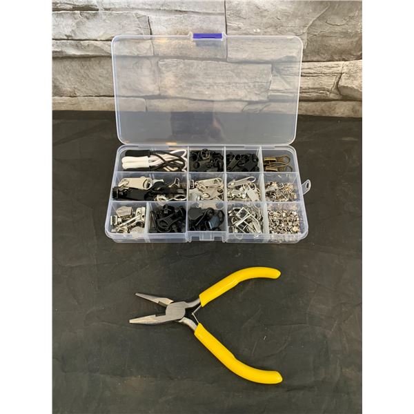 JOSDIOX Zippers Repair Kit - 255 PCS - Zipper Pull Replacement Sliders