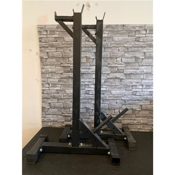 Heavy Duty Squat Rack And Weight Holder Set
