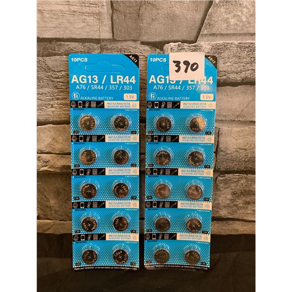 Lot of 2 AG13/LR44 Batteries 10 Per Pack