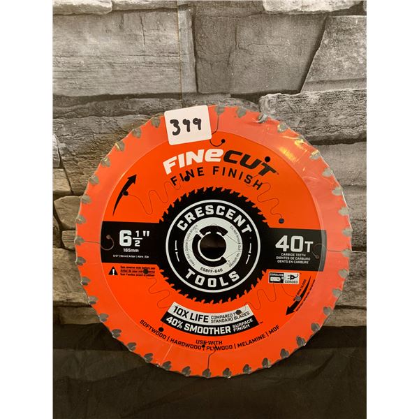 Crescent Tools Fine Cut Fine Finish Cutting Blade for Wood 6 1/2"