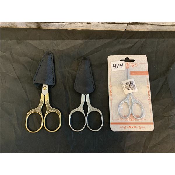 Lot of 3 Mini Scissors