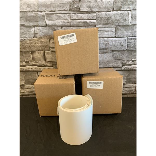 Lot of 3 Skid Guard Anti-Slips Tape 4"x 24" White 4 Per Box