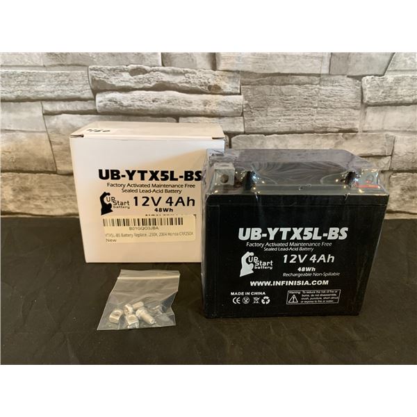 UB-YTX5L-BS Sealed Lead-Acid Battery 12V 4Ah 48Wh Up Start