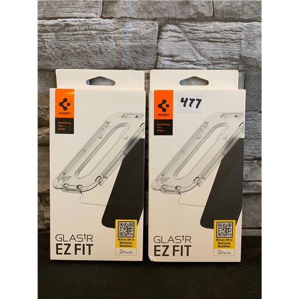 Lot of 2 Spigen Glass tR EZ Fit Sensor Protection Iphone 2023 Size for 6.7 P