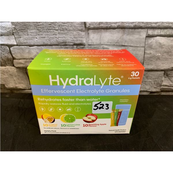 HydraLyte 30 Pack Sparkling Apple/ Lemon Lime/ Tropical Flavours