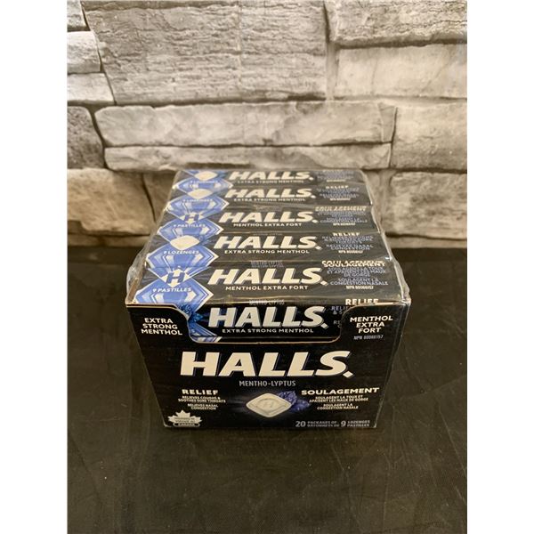 Halls Extra Stong Case of 20 Packs