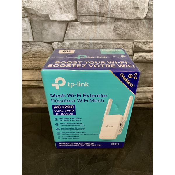 Tp-Link Mesh WI-Fi Extender Ac 1200 Dual Band