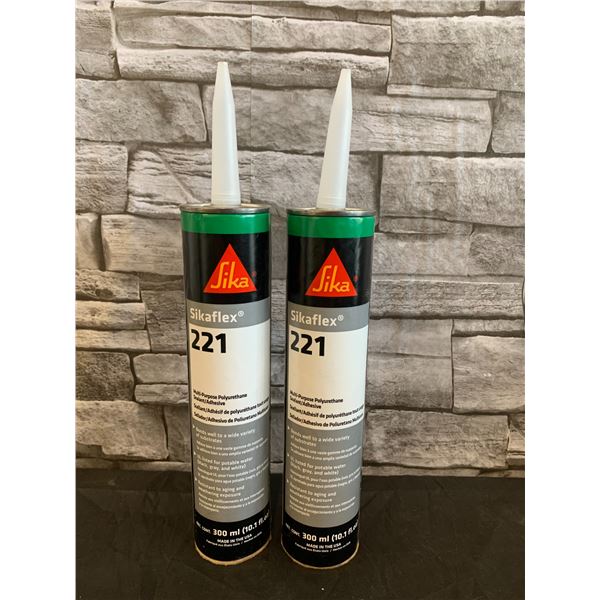 Lot of 2 Sikaflex Multi-Purpose Polyurethane Sealant/Adhesive