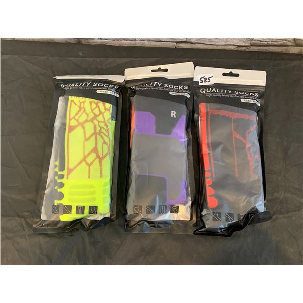 Lot of 3 Quality Socks Mens