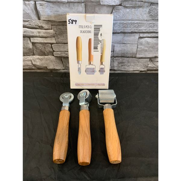 Automotive Deadening Roller Tool Set 3 Pcs Set