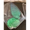 Image 2 : Lot of 2 LED Fairy Wings With Wand Dark Green