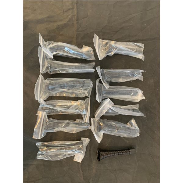 Sping Door Stoppers 12 Pack Black