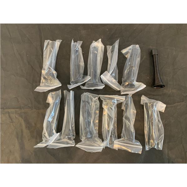Sping Door Stoppers 12 Pack Black