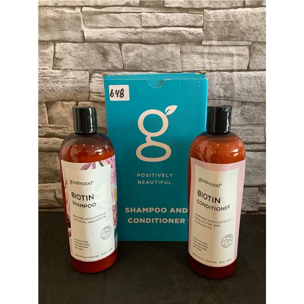 Goodmood Biotin Positevely Beautiful Shampoo And Conditioner 16oz Each