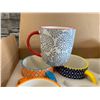 Image 2 : Selamica 11.7 oz Coffee Cups Multi Colour 5 Pcs