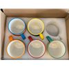 Image 4 : Selamica 11.7 oz Coffee Cups Multi Colour 5 Pcs