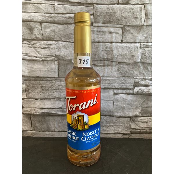 Torani Classic hazelnut Flavouring Syrup 750ml BB 27/Feb/04