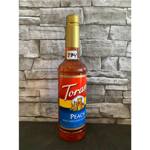 Torani Peach Flavoured Syrup BB 18/Sep/2026 750ml