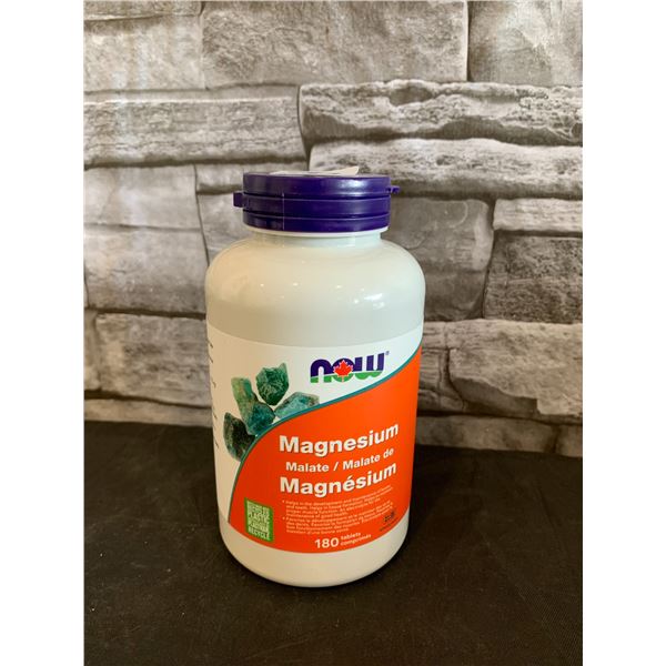 Now Magnesium 180 Tablets Exp 06/29