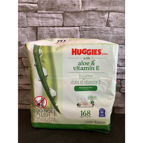 Huggies With Aloe & Vitamin E Wipes 168 Wipes Fragrance Free