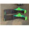 Image 1 : Cambivo 2 Pairs Compression Socks (20-30 mmHg Small Black & Green Colour