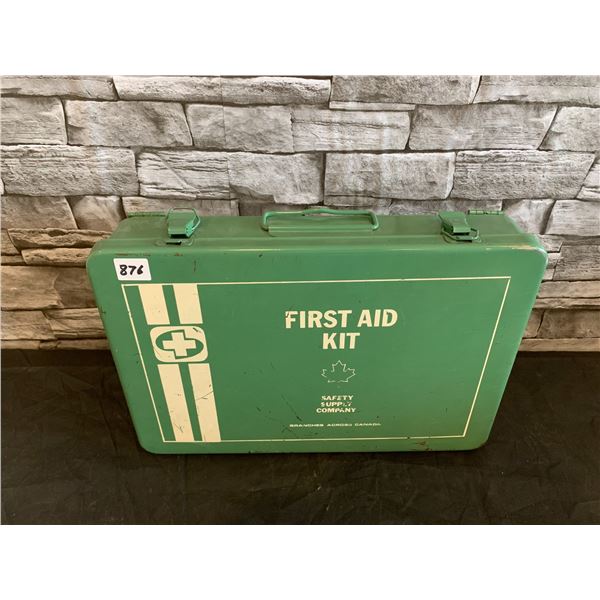 First Aid Kit Container Only Green