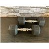 Image 1 : Signature Fitness Set of 2 - 10 Pound Weights