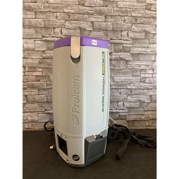 Pro Team Super Coach Pro 10 Hepa Level Filtration Vacumm No Hose Working