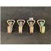 Image 1 : Lot of 4 Ratchet Double J Strap Hooks With Keeper