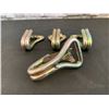 Image 3 : Lot of 4 Ratchet Double J Strap Hooks With Keeper