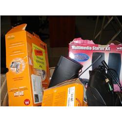 Box Of Misc. Electronic Parts