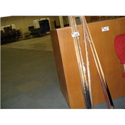Lot Of 6 Pool Cues