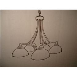 Glass Chandlier 5047