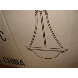 Large Glass Bowl Ceiling Lamp