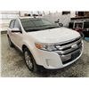 Image 9 : 115 -- 2013 FORD EDGE LIMITED, WHITE, 158202 KMS, FRONT WHEEL DRIVE