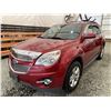 Image 2 : 119 -- 2015 CHEVY EQUINOX, RED, 193926 KMS, ALL WHEEL DRIVE