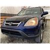 Image 3 : 128 -- 2003 HONDA CRV, BLUE, 271048 KMS, 4 WHEEL DRIVE