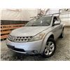 Image 1 : 113 -- 2006 NISSAN MURANO, SILVER, 211758 KMS, ALL WHEEL DRIVE