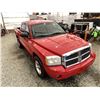 Image 10 : 153 -- 2005 DODGE DAKOTA, RED, 231850 KMS, REAR WHEEL DRIVE