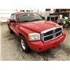 Image 9 : 153 -- 2005 DODGE DAKOTA, RED, 231850 KMS, REAR WHEEL DRIVE