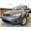 Image 1 : 109 -- 2007 MITSUBISHI OUTLANDER, GREY, 233380 KMS, FOUR WHEEL DRIVE