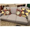 Image 1 : 603 -- GRAY SOFA WITH PILLOWS