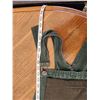 Image 3 : 609 -- GREEN CORDUROY OVERALLS, GREEN VIRGIN WOOL AND CASHMERE COAT(SIZE 6)