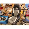 Image 1 : 611 -- ROLLING GAMING CHAIR AND MAGAZINE STORAGE FOOT STOOL