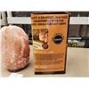 Image 2 : 620 -- 2 HIMALAYAN SALT LAMPS WITH BULBS(ONE IN ORGINAL PACKAGE)