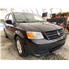 Image 8 : 202 -- 2009 DODGE GRAND CARAVAN SE, BLACK, 164348 KMS, FRONT WHEEL DRIVE