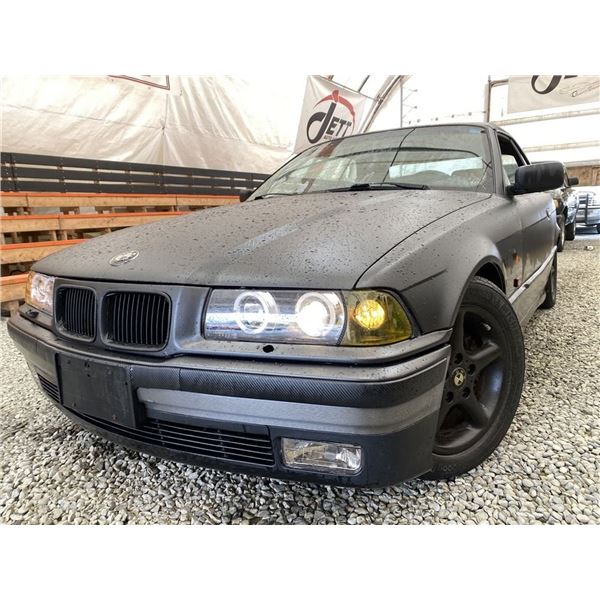 3 -- 1994 BMW 325I CONVERTIBLE, GREEN, 247087 KMS, REAR WHEEL DRIVE