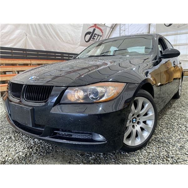 16 -- 2006 BMW 325XI, BLACK, 133936 KMS, REAR WHEEL DRIVE