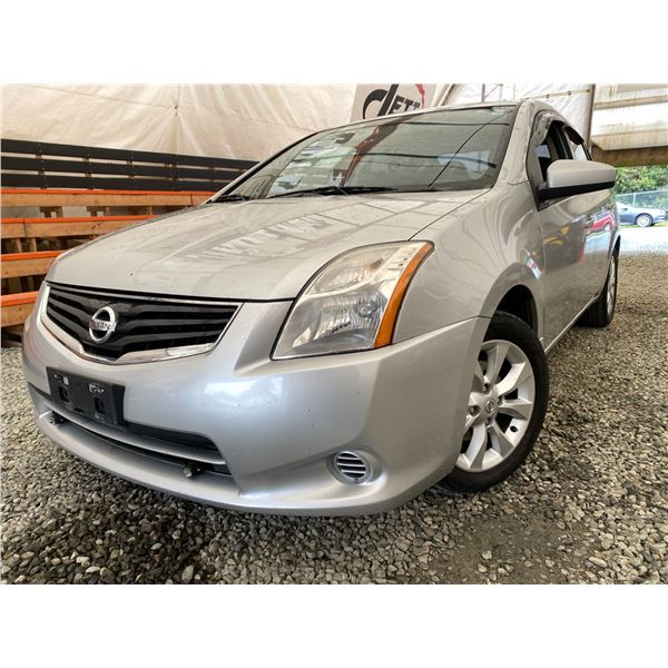 17 -- 2011 NISSAN SENTRA 2.0, SILVER, 204558 KMS, FRONT WHEEL DRIVE