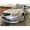 Image 1 : 17 -- 2011 NISSAN SENTRA 2.0, SILVER, 204558 KMS, FRONT WHEEL DRIVE